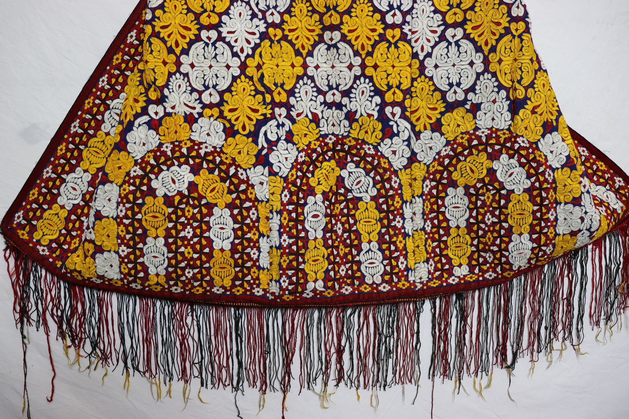 antik Orient Turkmenische Nomaden frauen Chirpy Mantel khalat afghan uzbek kleid afghanistan hand bestickte kostüm Chapan Paranja  Nr.26E