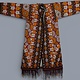 antique silk hand embroidered nomadic Turkmen Uzbek Afghan Ethnic Chapan coat Chirpy Turkmen Tekke Chyrpy Paranja  26F
