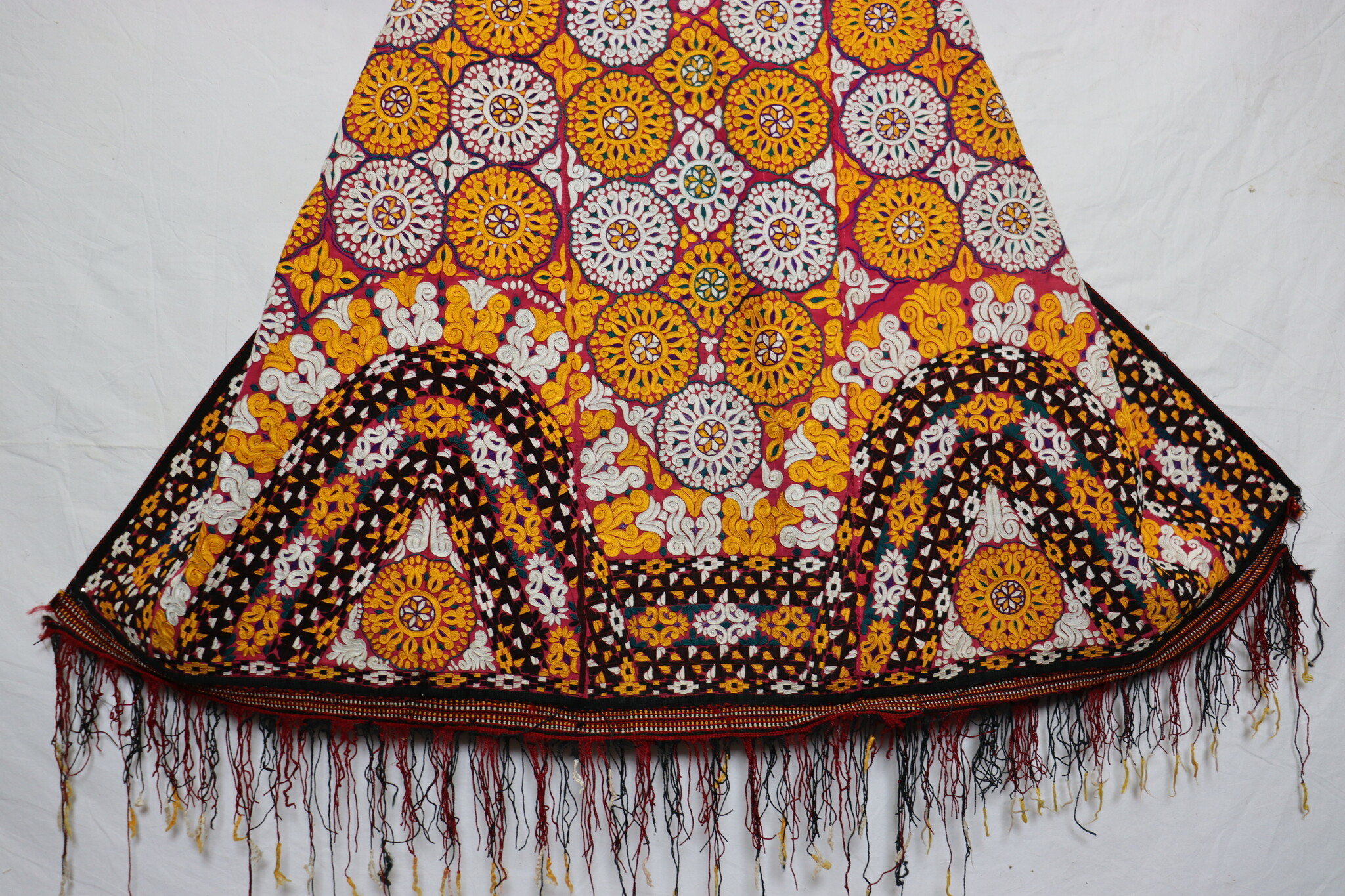 antik Orient Turkmenische Nomaden frauen Chirpy Mantel khalat afghan uzbek kleid afghanistan hand bestickte kostüm Chapan Paranja  Nr.26F