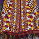 antique silk hand embroidered nomadic Turkmen Uzbek Afghan Ethnic Chapan coat Chirpy Turkmen Tekke Chyrpy Paranja  26G