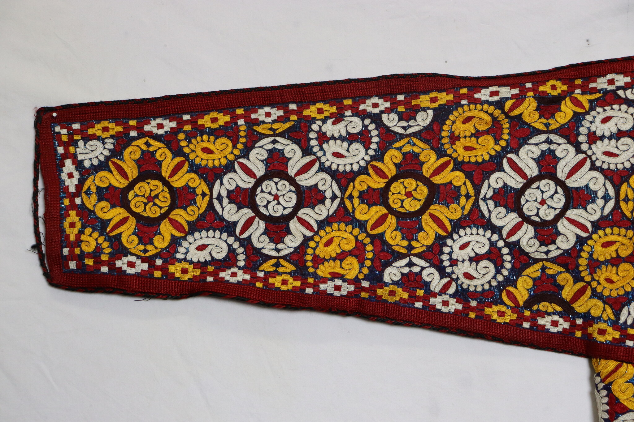 antique silk hand embroidered nomadic Turkmen Uzbek Afghan Ethnic Chapan coat Chirpy Turkmen Tekke Chyrpy Paranja  26G