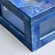 Extravagant Royal blau echt Lapis lazuli Schmuckkiste mit Glas aus Afghanistan Nr-18/A