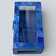 Extravagant Royal blau echt Lapis lazuli Schmuckkiste mit Glas aus Afghanistan Nr-18/A