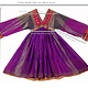 antik Nomaden kuchi Tracht  violett  18/11
