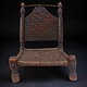 antik orient Nuristan Holz Stuhl aus Nuristan Afghanistan / Pakistan Swat-valley Nr-HH26