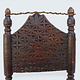 antik orient Nuristan Holz Stuhl aus Nuristan Afghanistan / Pakistan Swat-valley Nr-HH26