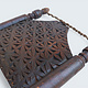 antik orient Nuristan Holz Stuhl aus Nuristan Afghanistan / Pakistan Swat-valley Nr-HH26