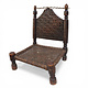 antique  cedar wood Low Chair from Nuristan Afghanistan / Swat Valley-Pakistan No-HH26