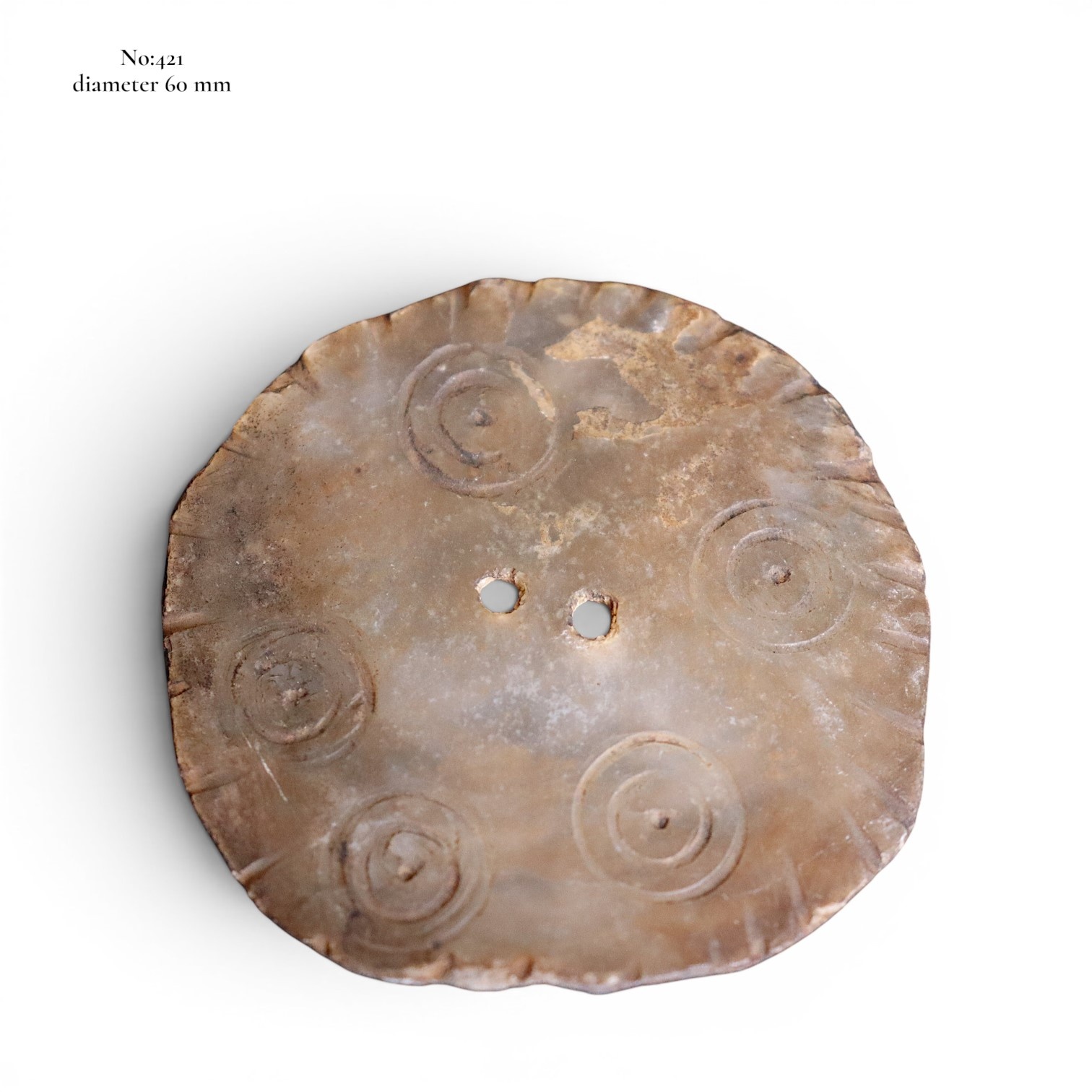 antique Vintage Hand Cut Shell Tany Buttons From The City Gilgit In The Swat Valley Of North Pakistan. - Copy