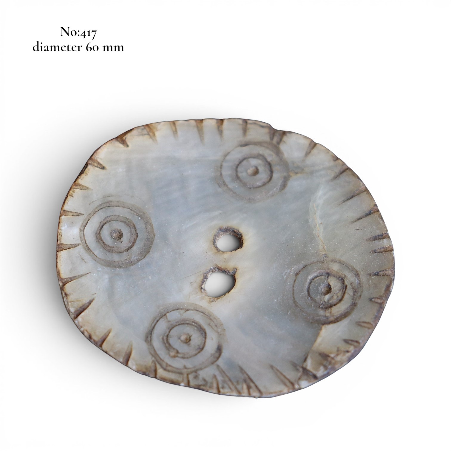 antique Vintage Hand Cut Shell Tany Buttons From The City Gilgit In The Swat Valley Of North Pakistan. - Copy