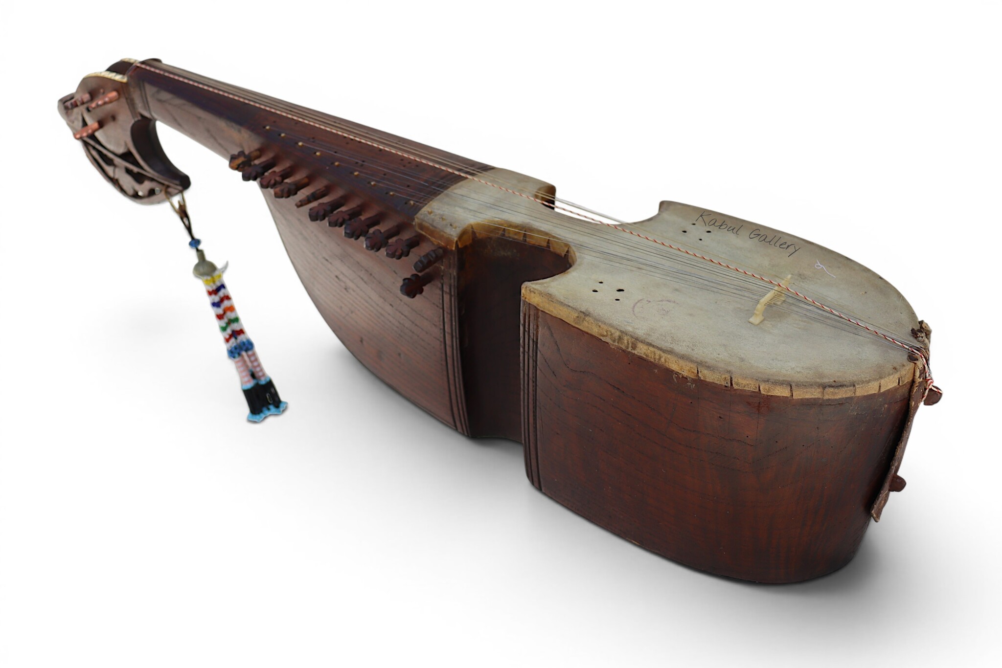 antique traditional folk musical instrument Afghanistan Rubab rabab HH26A