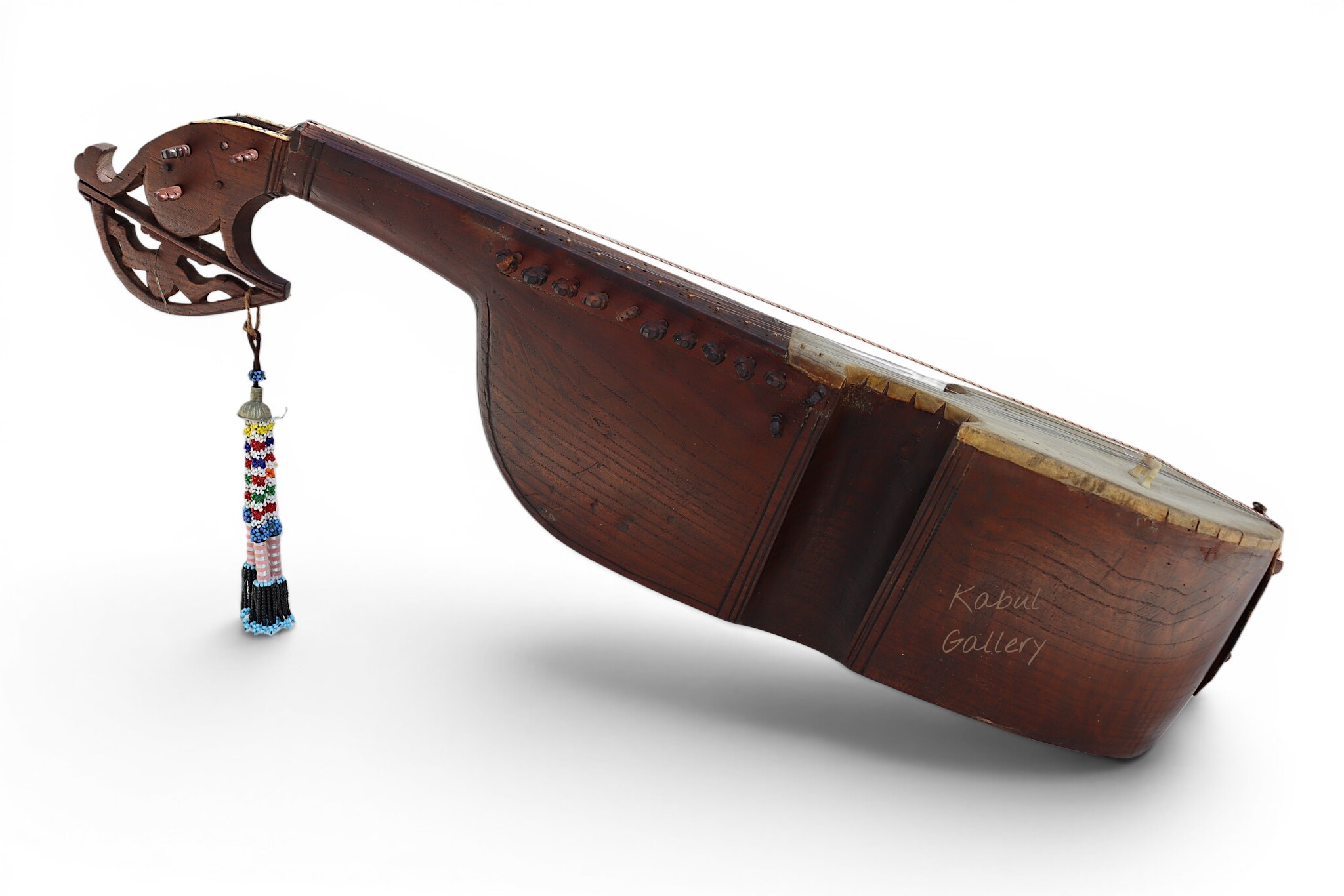 antique traditional folk musical instrument Afghanistan Rubab rabab HH26A