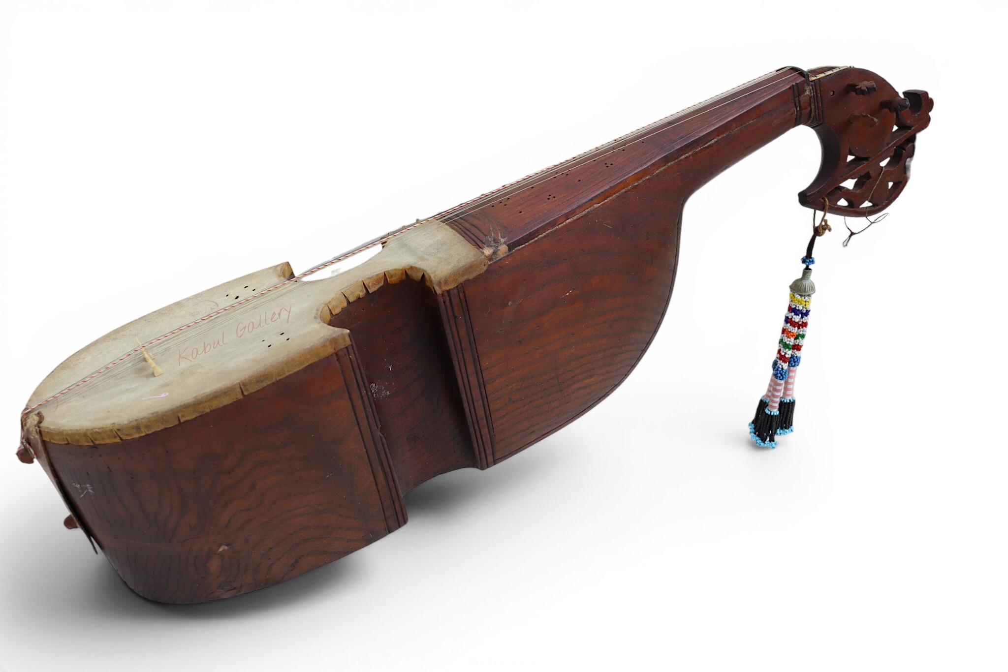 antique traditional folk musical instrument Afghanistan Rubab rabab HH26A