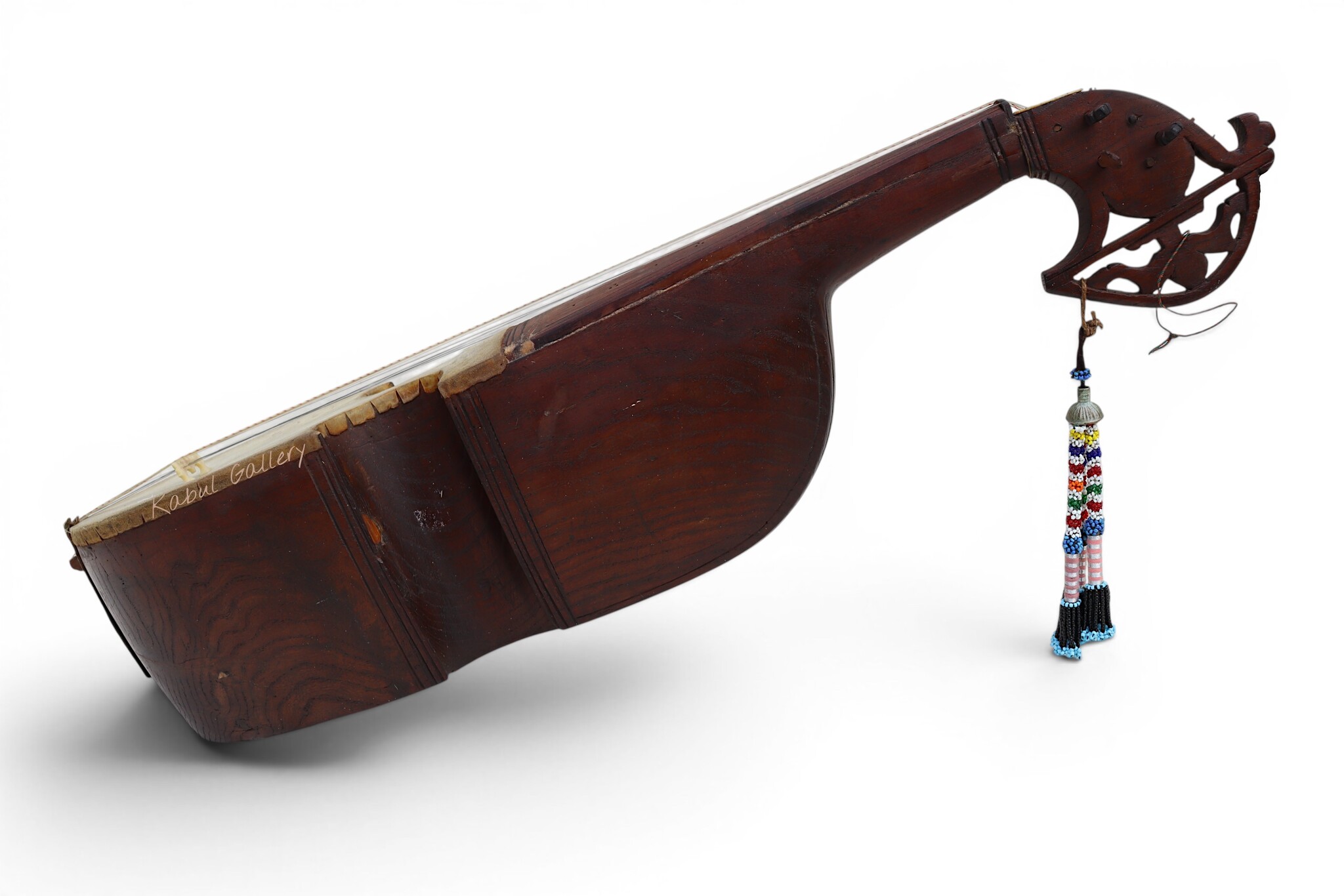 antique traditional folk musical instrument Afghanistan Rubab rabab HH26A