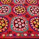 185x178  cm Hand Embroidered suzani from Uzbekistan.Tablecloth, Wall hanging, Bedspread,Bedcover No. UZ26/ 2