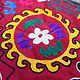 192x192 cm Hand Embroidered suzani from Uzbekistan.Tablecloth, Wall hanging, Bedspread,Bedcover No. UZ26/ 3