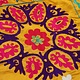 195x140  cm Hand Embroidered suzani from Uzbekistan.Tablecloth, Wall hanging, Bedspread,Bedcover No. UZ26/5