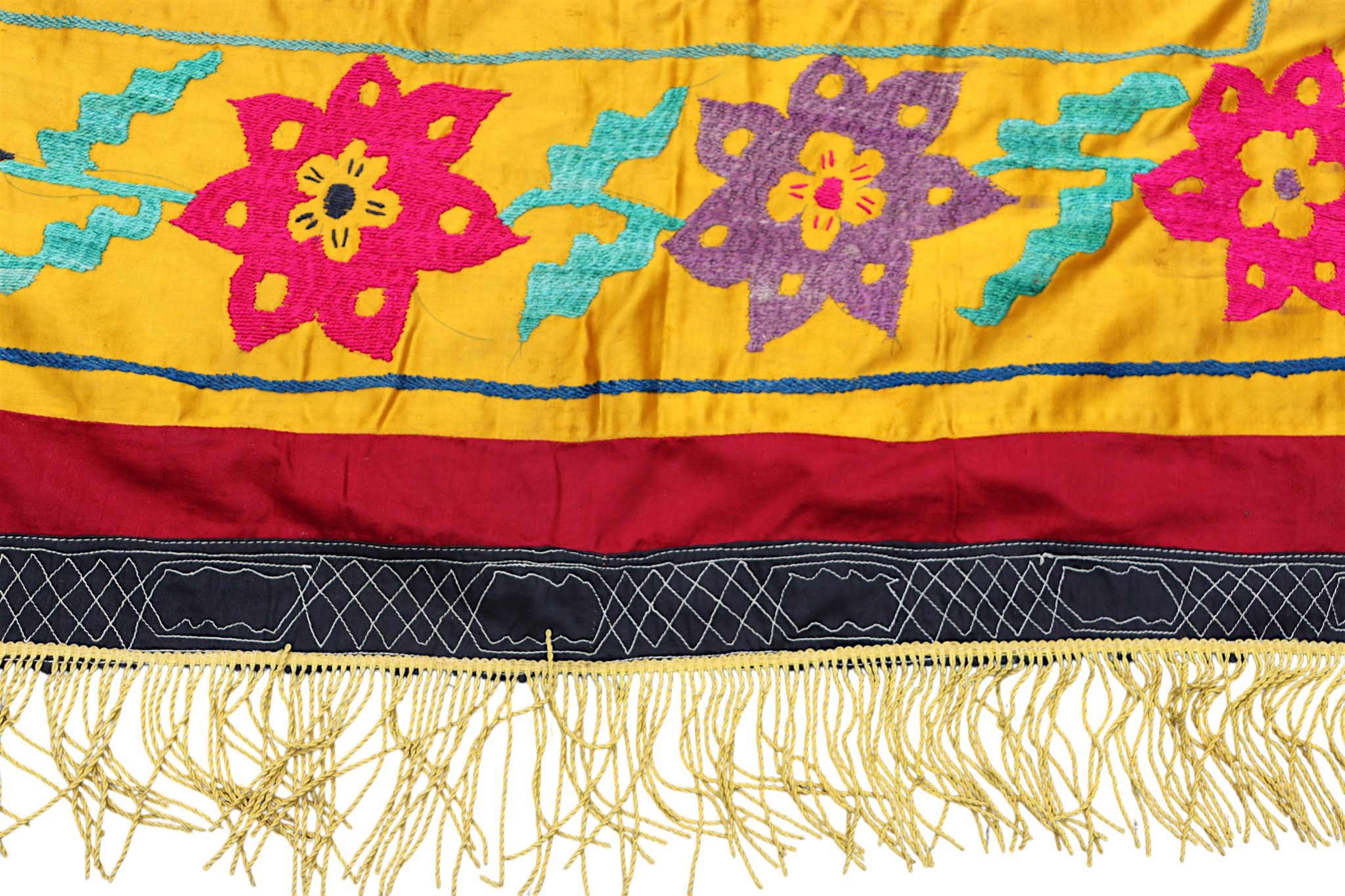 195x140  cm hand bestickte  Suzani Stickerei aus Uzbekistan  Nr:UZ26/ -5