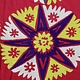 195x177  cm hand bestickte  Suzani Stickerei aus Uzbekistan  Nr:UZ26/ 6