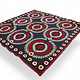 200x190 cm hand bestickte  Suzani Stickerei aus Uzbekistan  Nr:UZ26/ 8