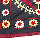 200x190  cm Hand Embroidered suzani from Uzbekistan.Tablecloth, Wall hanging, Bedspread,Bedcover No. UZ26/ 8