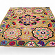 190x147  cm hand bestickte  Suzani Stickerei aus Uzbekistan  Nr:UZ26/ 9