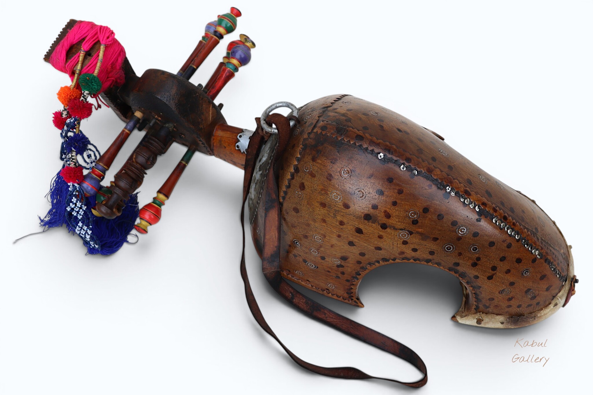 Antik Afghan musikinstrumen Ghichak 26/A