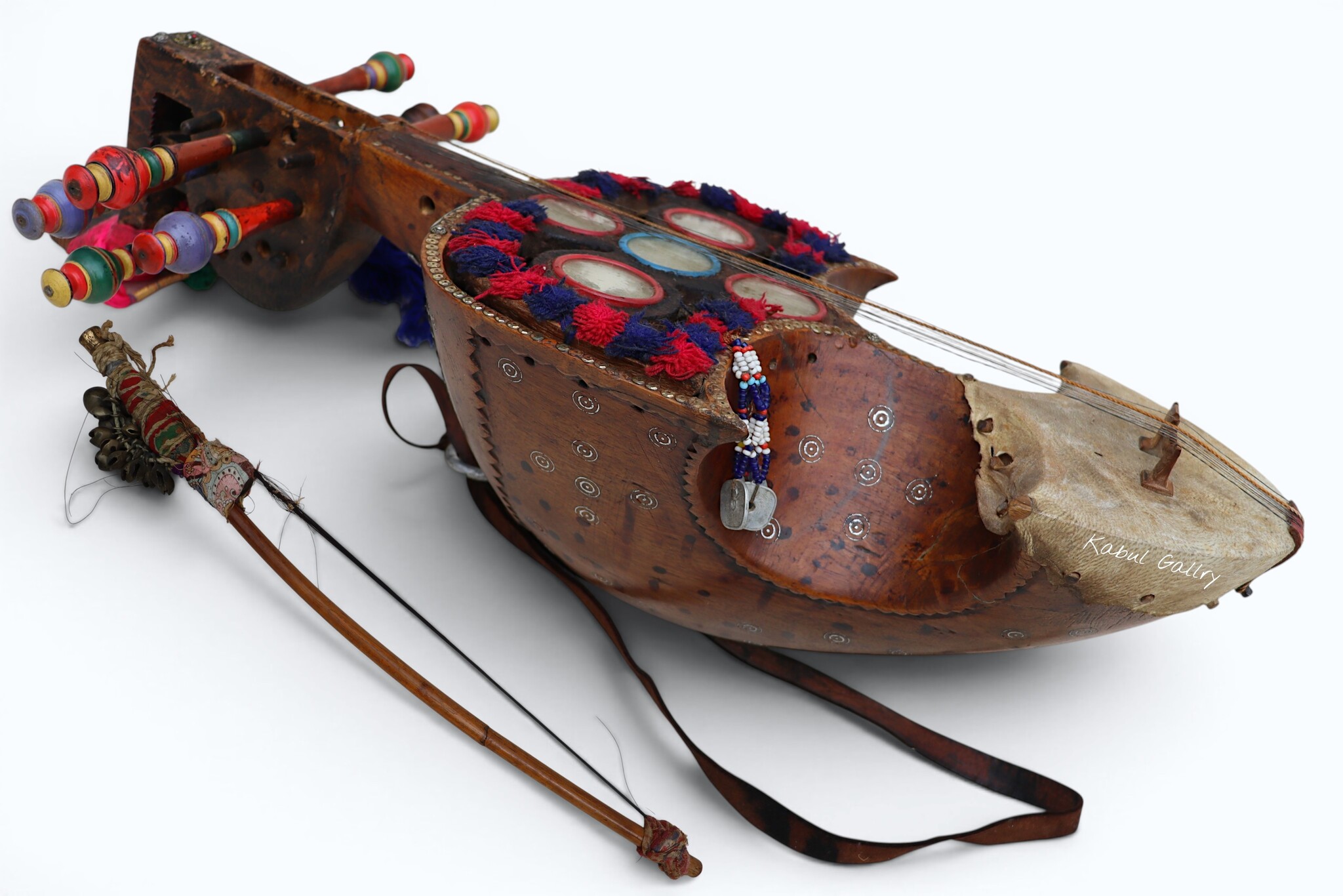 exotic musical instrument India Belutschistan afghanistan and pakistan Sarinda Ghichak 26/A