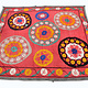 202x190  cm Hand Embroidered suzani from Uzbekistan.Tablecloth, Wall hanging, Bedspread,Bedcover No. UZ26/ - 12