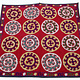 185x180  cm Hand Embroidered suzani from Uzbekistan.Tablecloth, Wall hanging, Bedspread,Bedcover No. UZ26/ 14