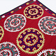 185x180  cm hand bestickte  Suzani Stickerei aus Uzbekistan  Nr:UZ26/ 14