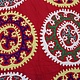185x180  cm hand bestickte  Suzani Stickerei aus Uzbekistan  Nr:UZ26/ 14