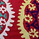 185x180  cm hand bestickte  Suzani Stickerei aus Uzbekistan  Nr:UZ26/ 14