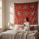 215x205  cm Hand Embroidered suzani from Uzbekistan.Tablecloth, Wall hanging, Bedspread,Bedcover No. UZ26/15