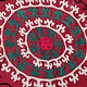 203x160  cm Hand Embroidered suzani from Uzbekistan.Tablecloth, Wall hanging, Bedspread,Bedcover No. UZ26/ 17