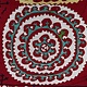 202x195  cm Hand Embroidered suzani from Uzbekistan.Tablecloth, Wall hanging, Bedspread,Bedcover No. UZ26/18