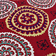 202x195  cm Hand Embroidered suzani from Uzbekistan.Tablecloth, Wall hanging, Bedspread,Bedcover No. UZ26/18