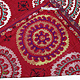202x195  cm Hand Embroidered suzani from Uzbekistan.Tablecloth, Wall hanging, Bedspread,Bedcover No. UZ26/18