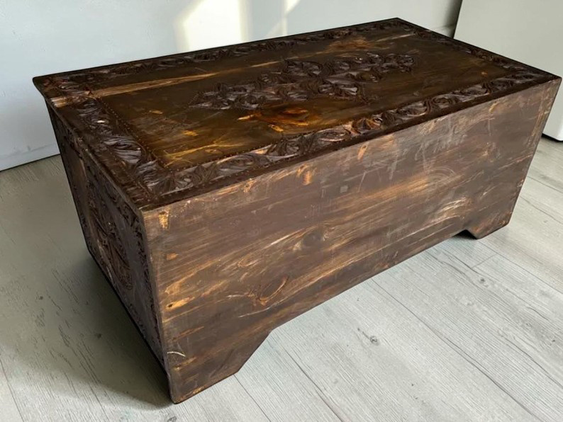 110x58 cm Tisch Couchtisch Tischtruhe Truhentisch mit Schubladen Nr:23