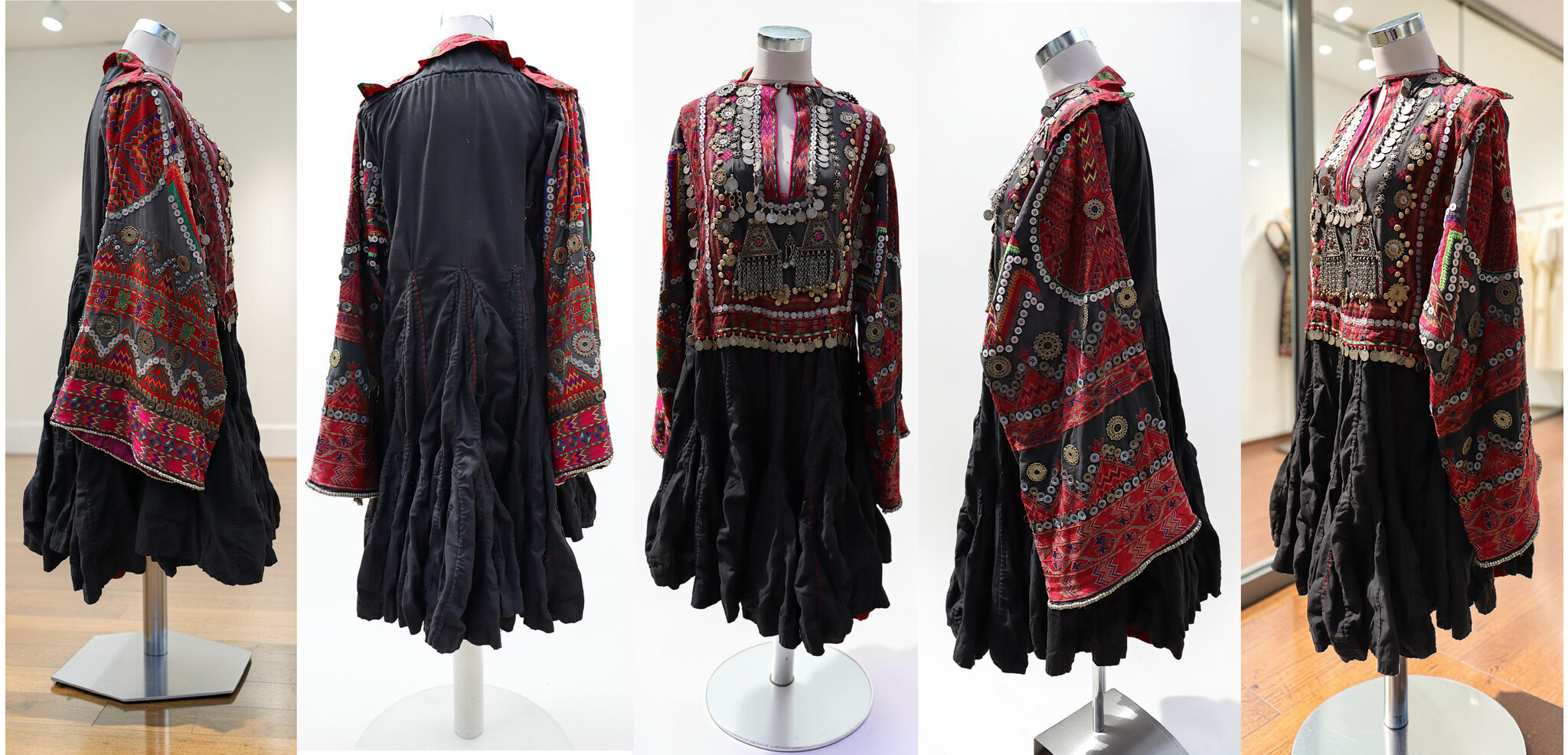 antique original Pakistan Afghanistan nuristan kohistan swat Woman embroidered Dress jumlo No:WL26A