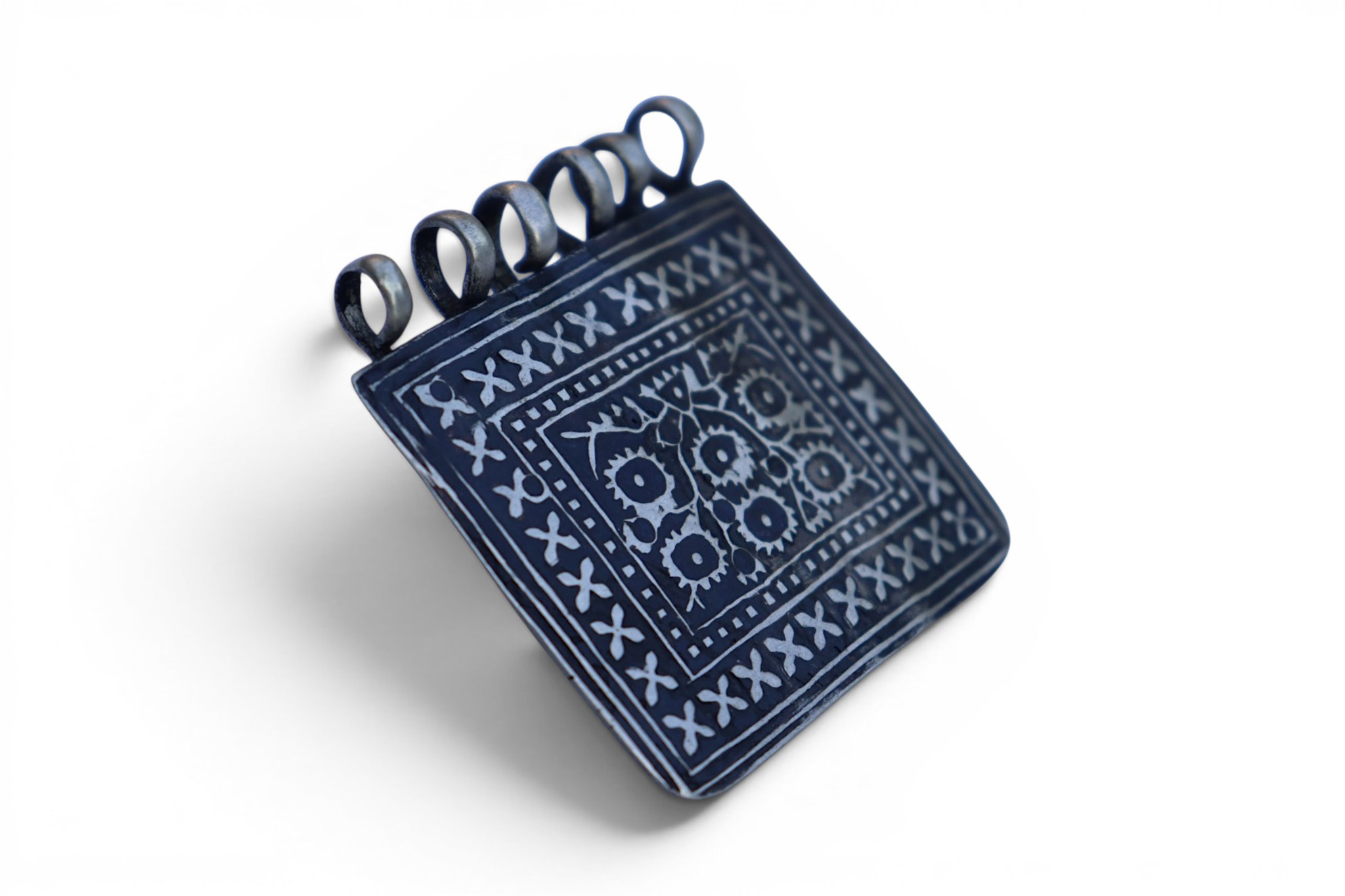  antique islamic Multan enamelled Pendant. S