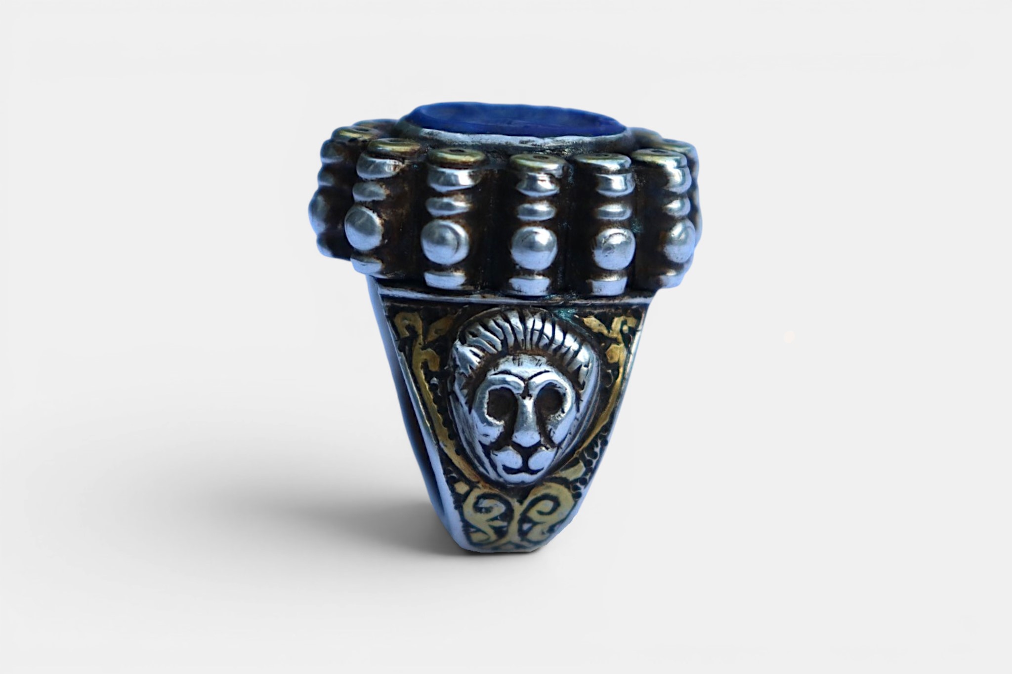 Turkmenische Lapis Lazli Siegel Ring  Nr: 478
