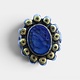 Turkmenische Lapis Lazli Siegel Ring  Nr: 478