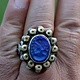 Turkmenische Lapis Lazli Siegel Ring  Nr: 478