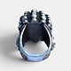 Turkmen Ring  Lapis Lazli seal stone No: 478
