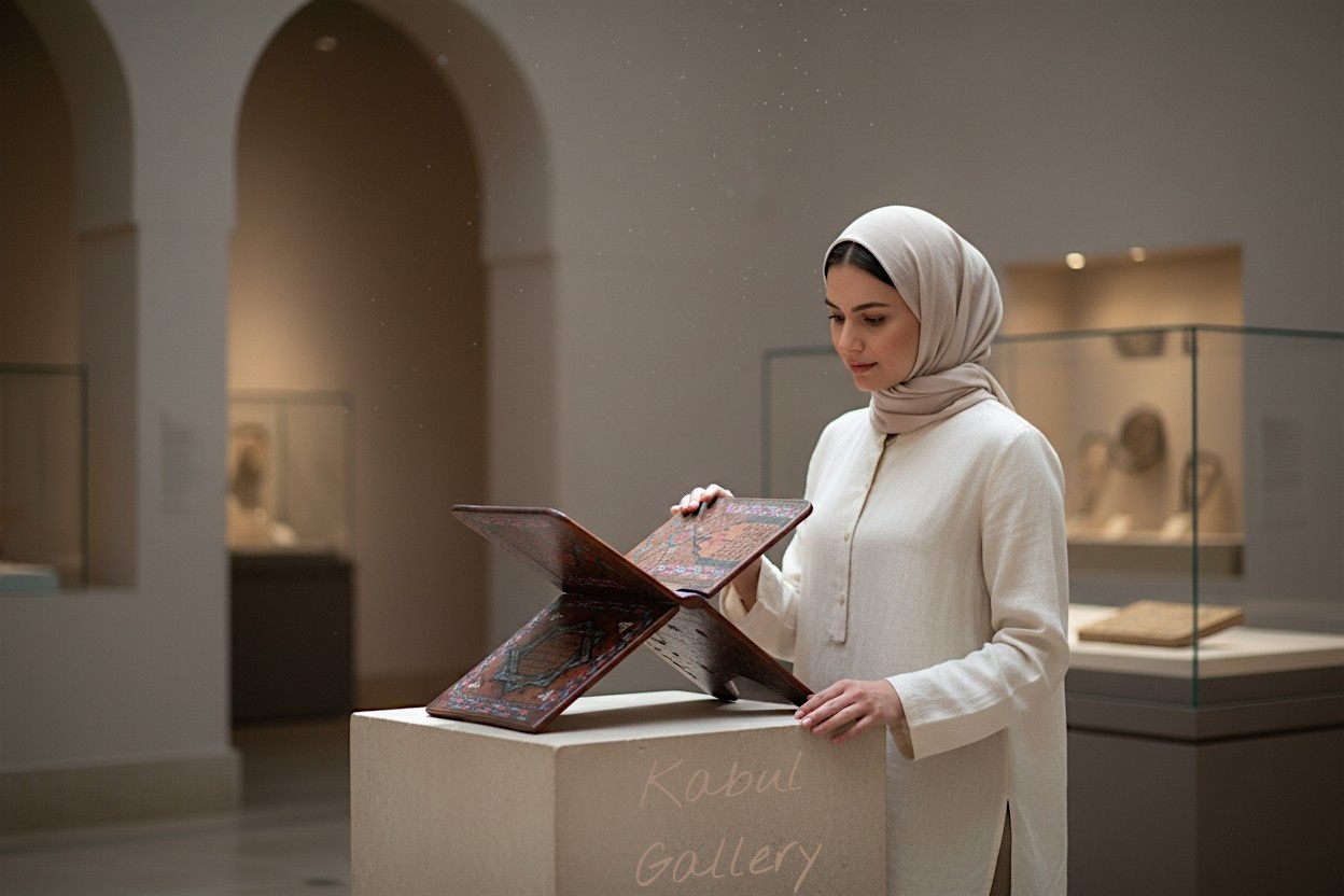 Antike islamische Holz koranständer quran stand Marokko