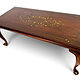 luxurious orient teak Savonarola   table - Pakistan