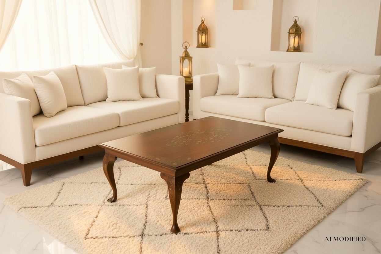 luxurious orient teak Savonarola   table - Pakistan