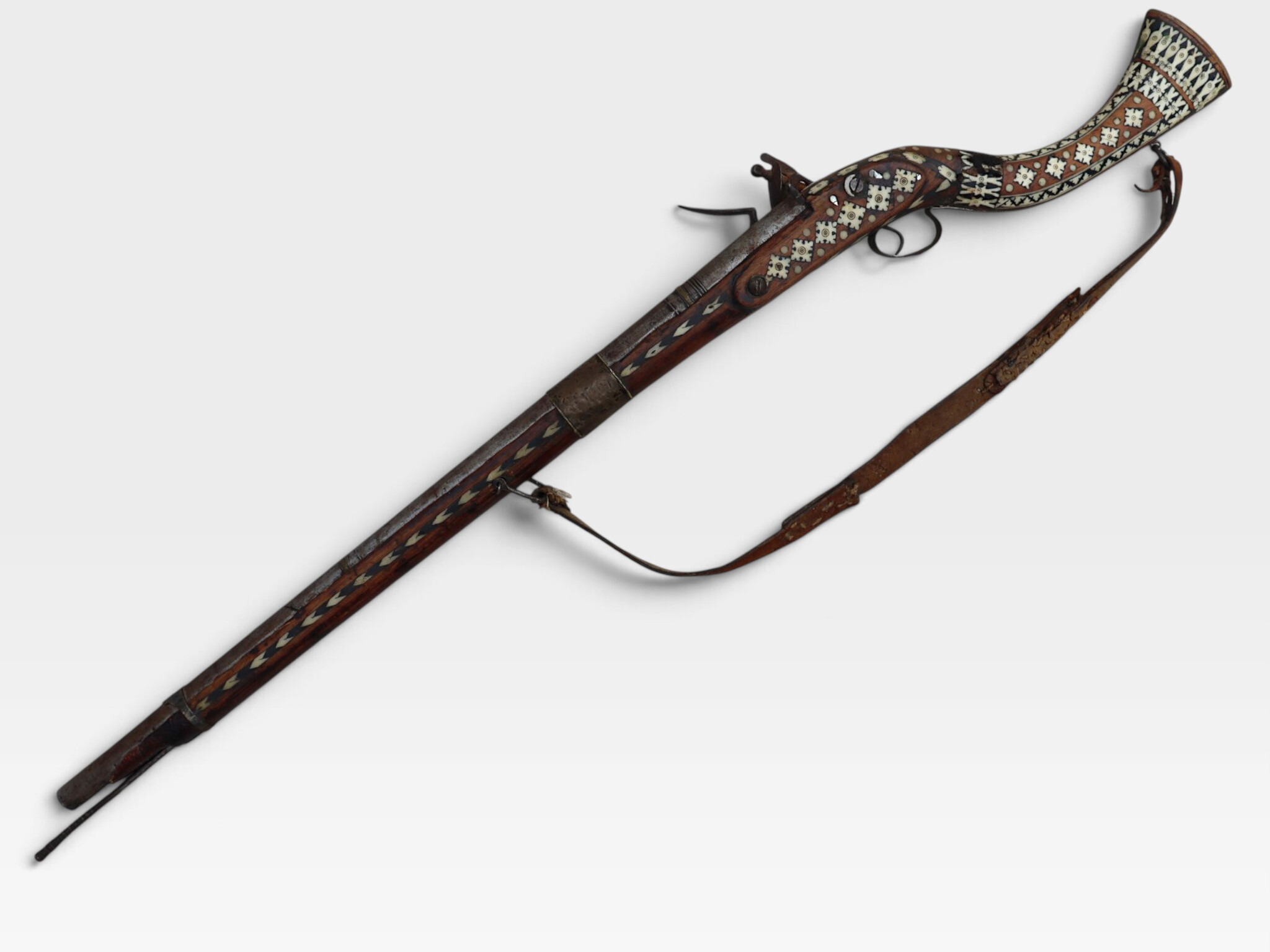 A short flintlock rifle (Djezail), Afganistan, 20th century No: 26C