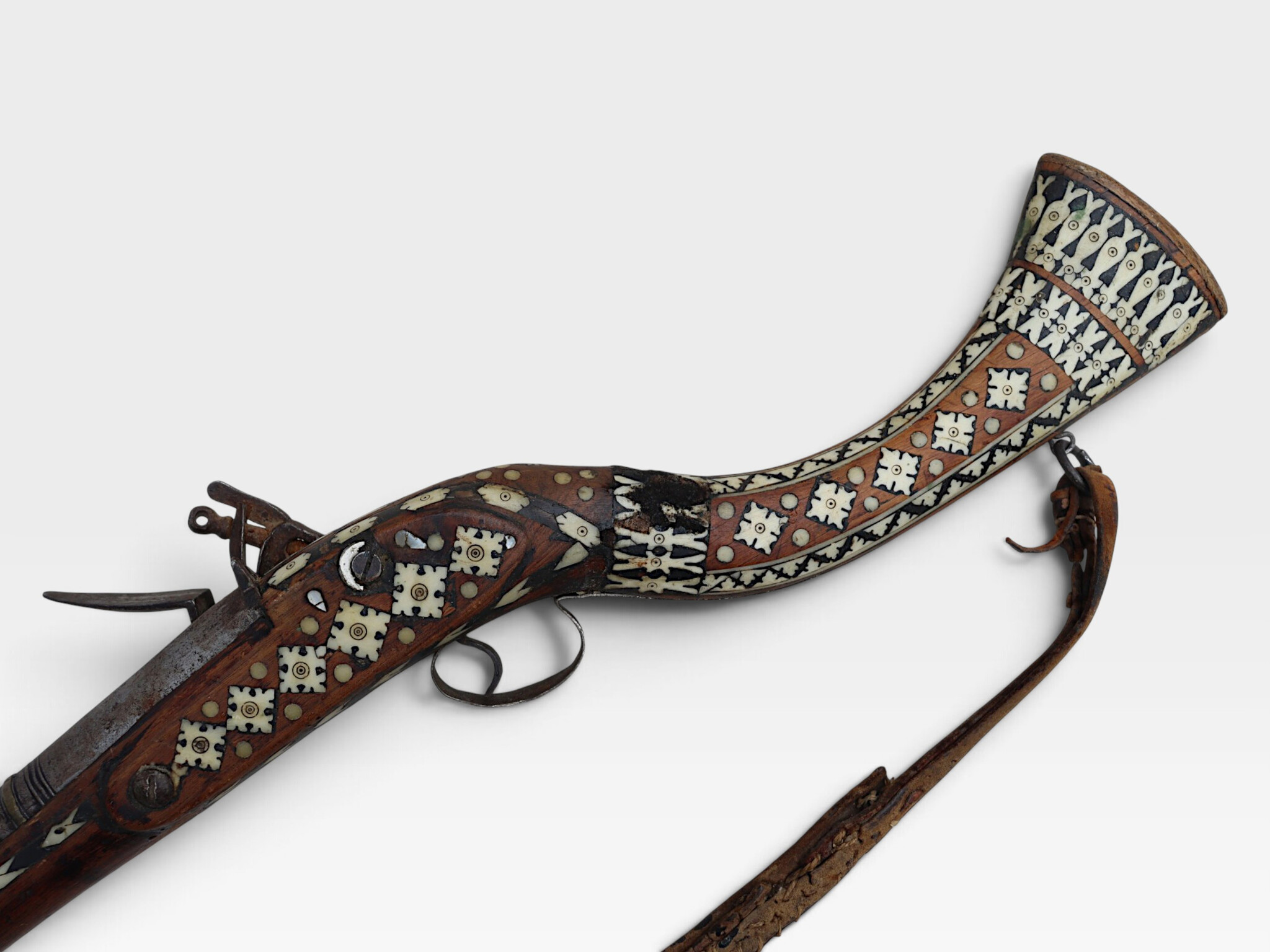 A short flintlock rifle (Djezail), Afganistan, 20th century No: 26C